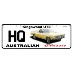 Novelty Number Plate - Holden HQ Kingswood Ute Sm
