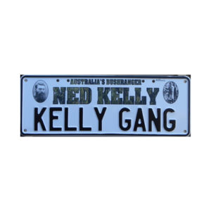 Novelty Number Plate - Ned Kelly - Kelly Gang