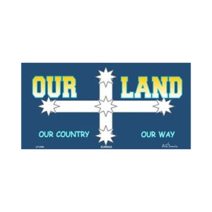 USA Novelty Number Plate - Eureka Flag - Our Land