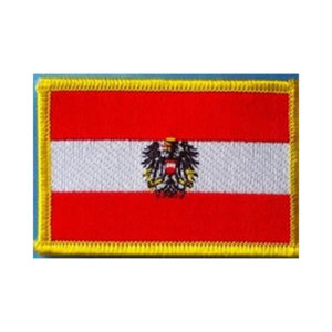 Austria With Eagle Flag Embroidered Patch