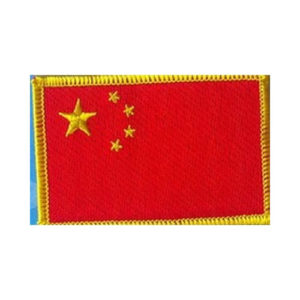 China Flag Embroidered Patch