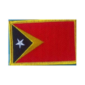 East Timor Flag Embroidered Patch