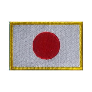 Japan Flag Embroidered Patch