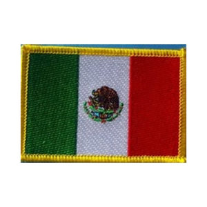 Mexico Flag Embroidered Patch