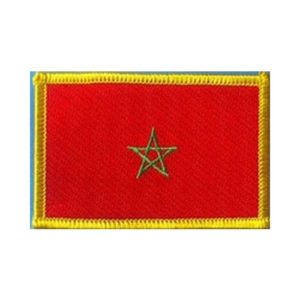 Morocco Flag Embroidered Patch