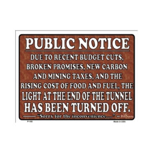 Sign - Light At End Of Tunnel