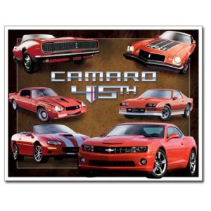 Sign - Chevy Camaro 45th Red Cars