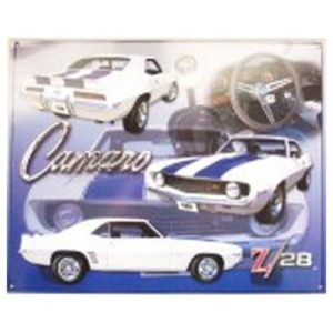 Sign - Chevy Camaro Z28 Collage 1969