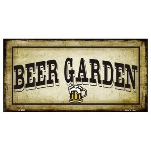 USA Novelty Number Plate - Beer Garden