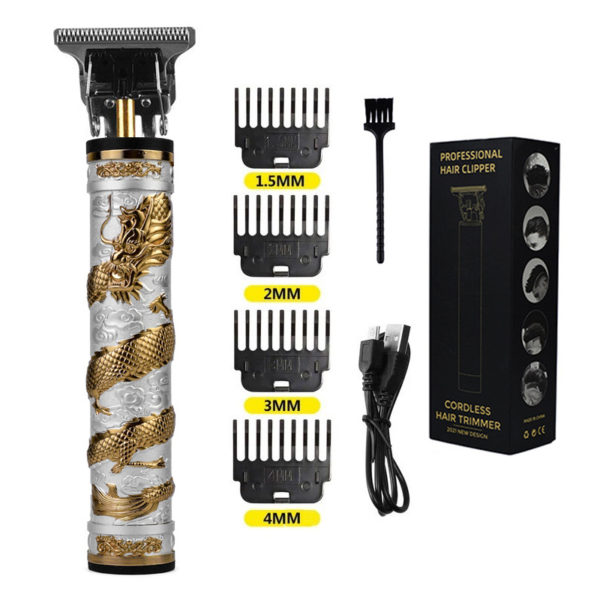 USB Rechargable Professional Hair & Beard Trimmer - Wrapped Dragon