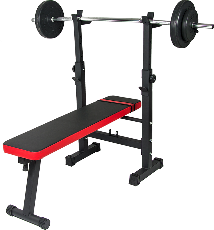 Folding Flat Weight Lifting Bench Body Workout Exercise Machine Home
