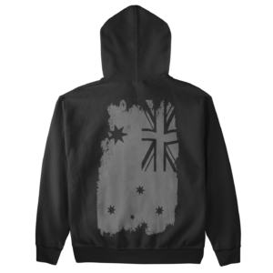 Sierra Charlie Distressed Australian Flag Hoodie