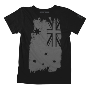 Sierra Charlie Distressed Australian Flag T-Shirt