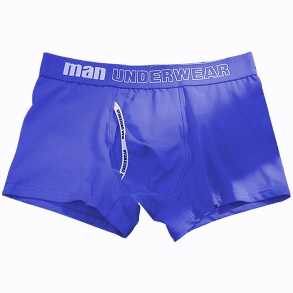 Man Underwear Mens Trunks Blue