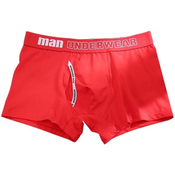 Man Underwear Mens Trunks Red