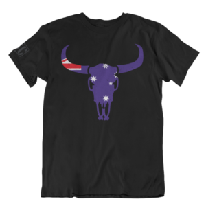 Sierra Charlie Aussie Bull Skull T-Shirt