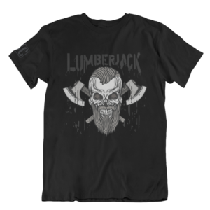Sierra Charlie Bearded Lumberjack Skull T-Shirt