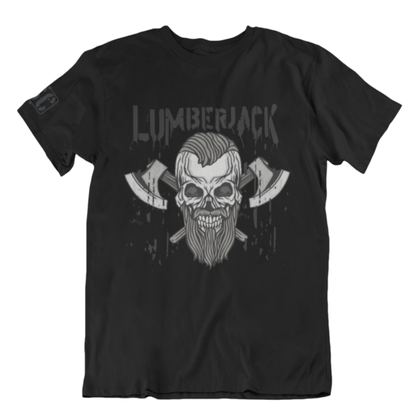 Sierra Charlie Bearded Lumberjack Skull T-Shirt