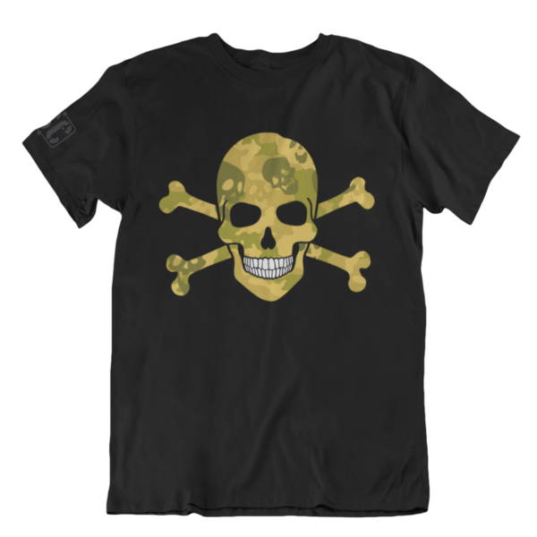 Sierra Charlie Camo Skull & Crossbones T-Shirt