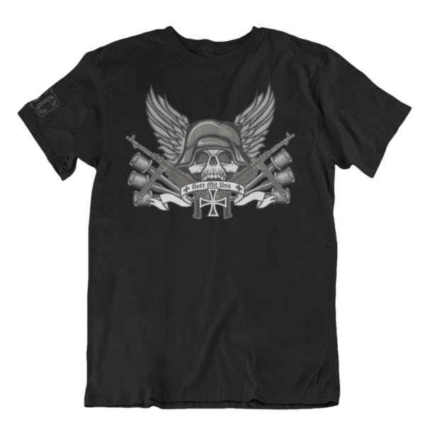 Sierra Charlie God With Us Ironskull T-Shirt