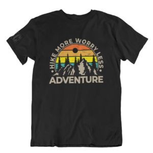 Sierra Charlie Hike More Worry Less T-Shirt