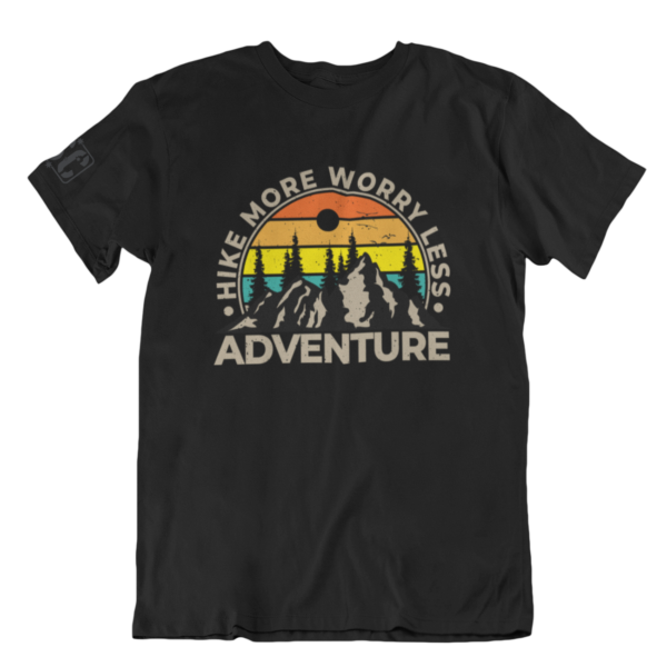 Sierra Charlie Hike More Worry Less T-Shirt