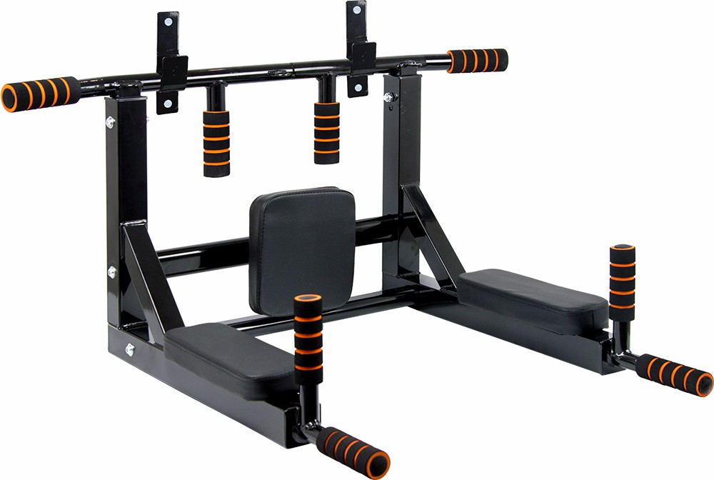 Wall mounted online knee raise station