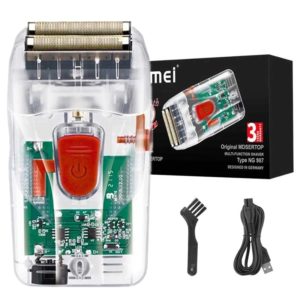 USB Rechargable Foil Shaver With See Through Case